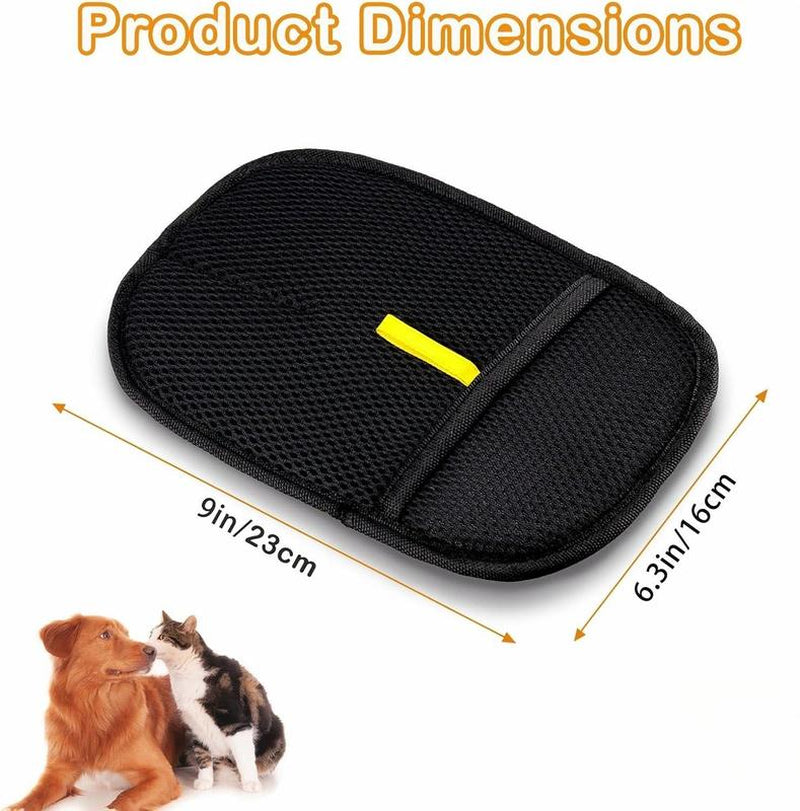 Pet Hair Remover Glove, Electrostatic Removal Gloves for Pet Hair, Pet Hair Remover Gloves for Dog & Cat, Reusable Pet Hair Remover Glove for Carpet, Couch, Clothing, Furniture(Use Horizontally)